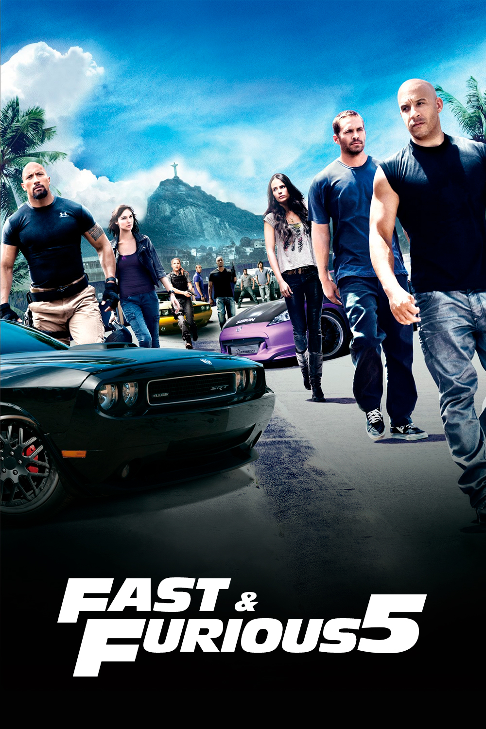 Current poster for Fast & Furious 5