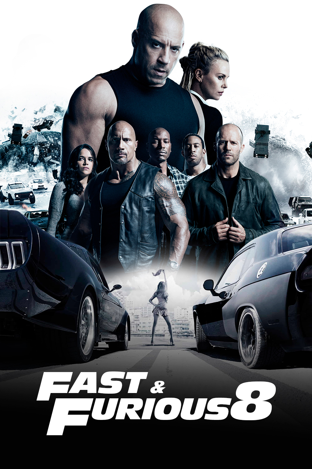 Current poster for Fast & Furious 8