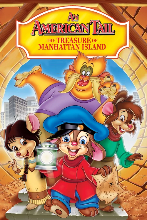 Current poster for Fievel et le Trésor perdu
