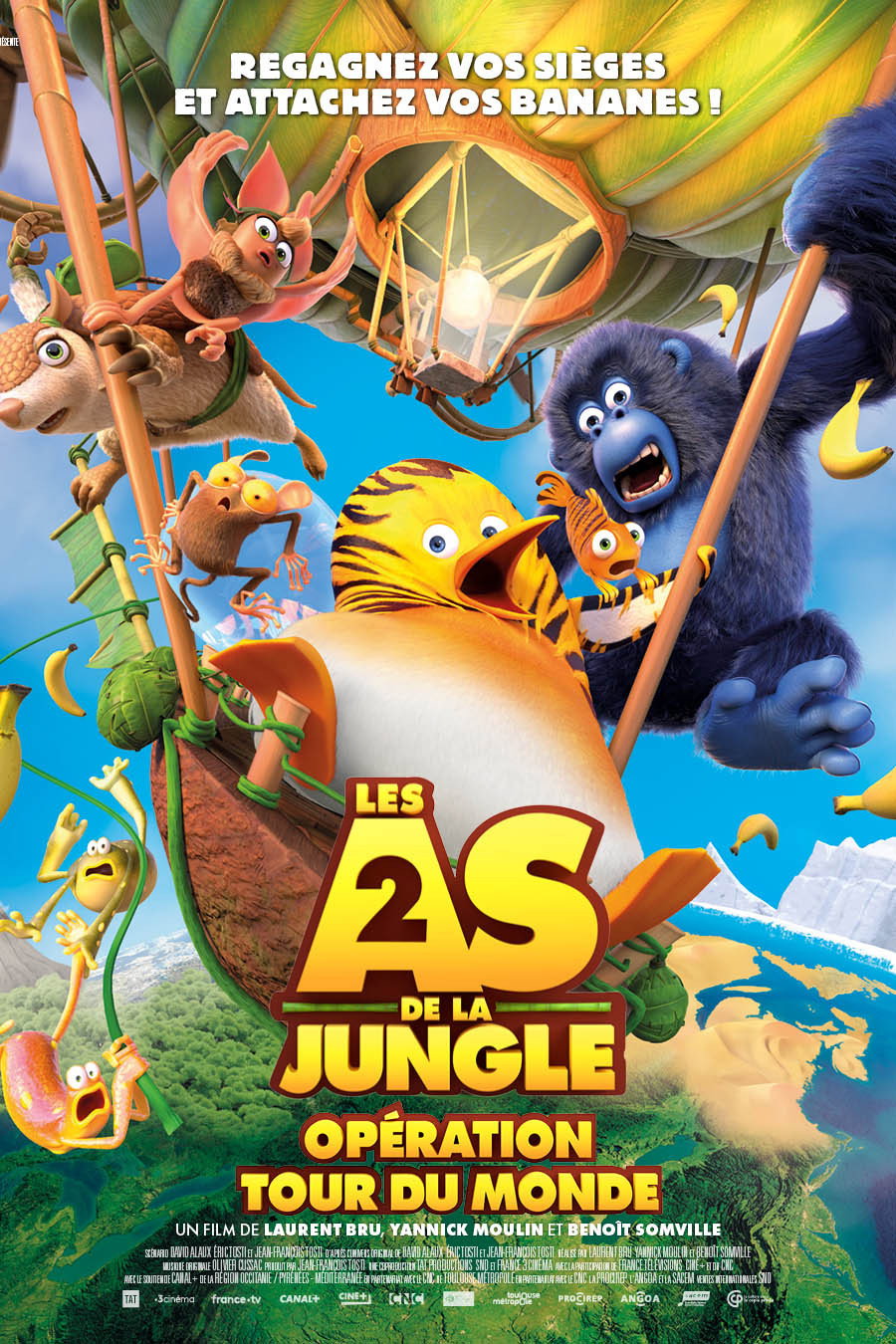 Current poster for Les As de la jungle 2 : Opération tour du monde