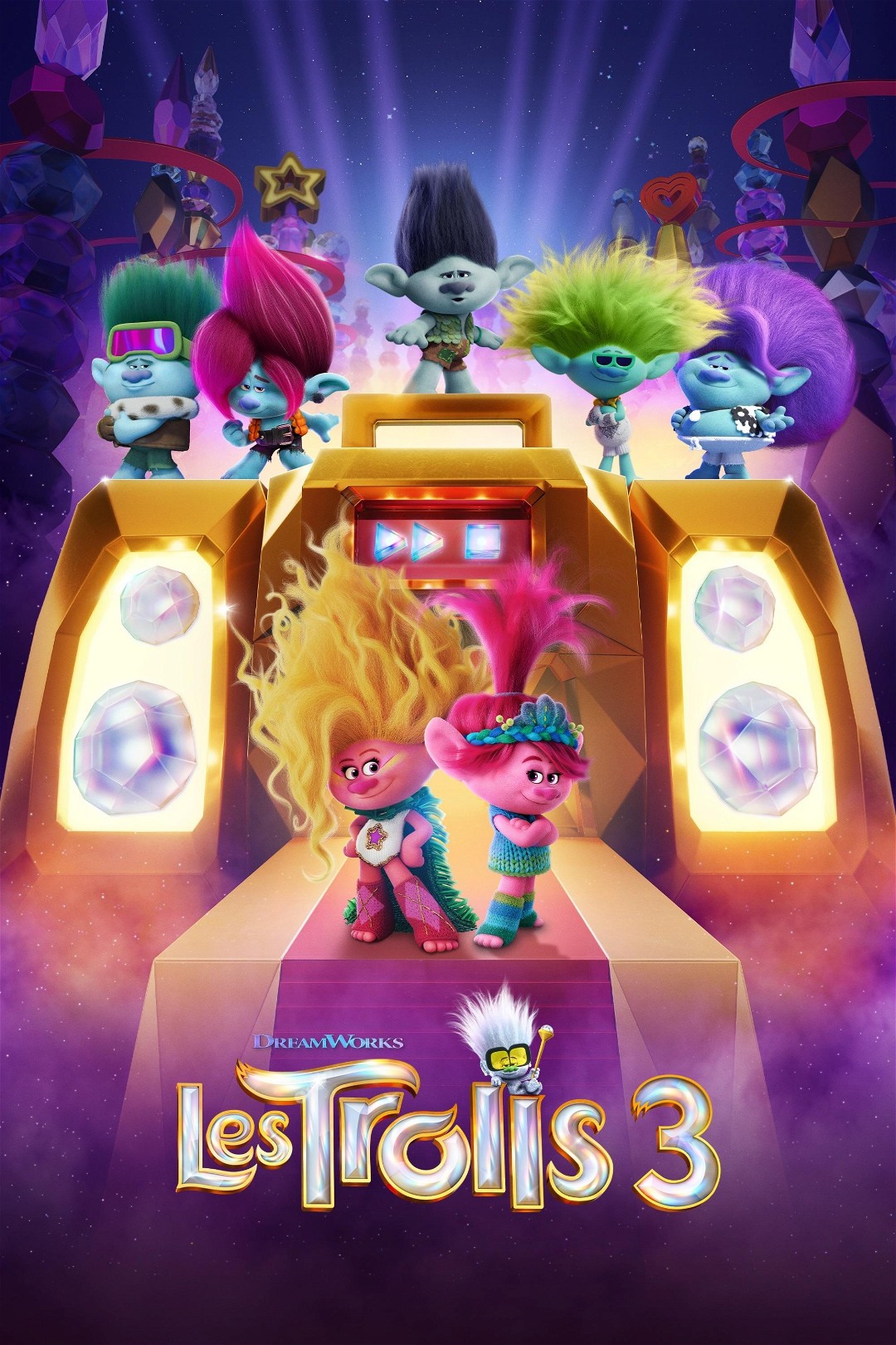 Current poster for Les Trolls 3