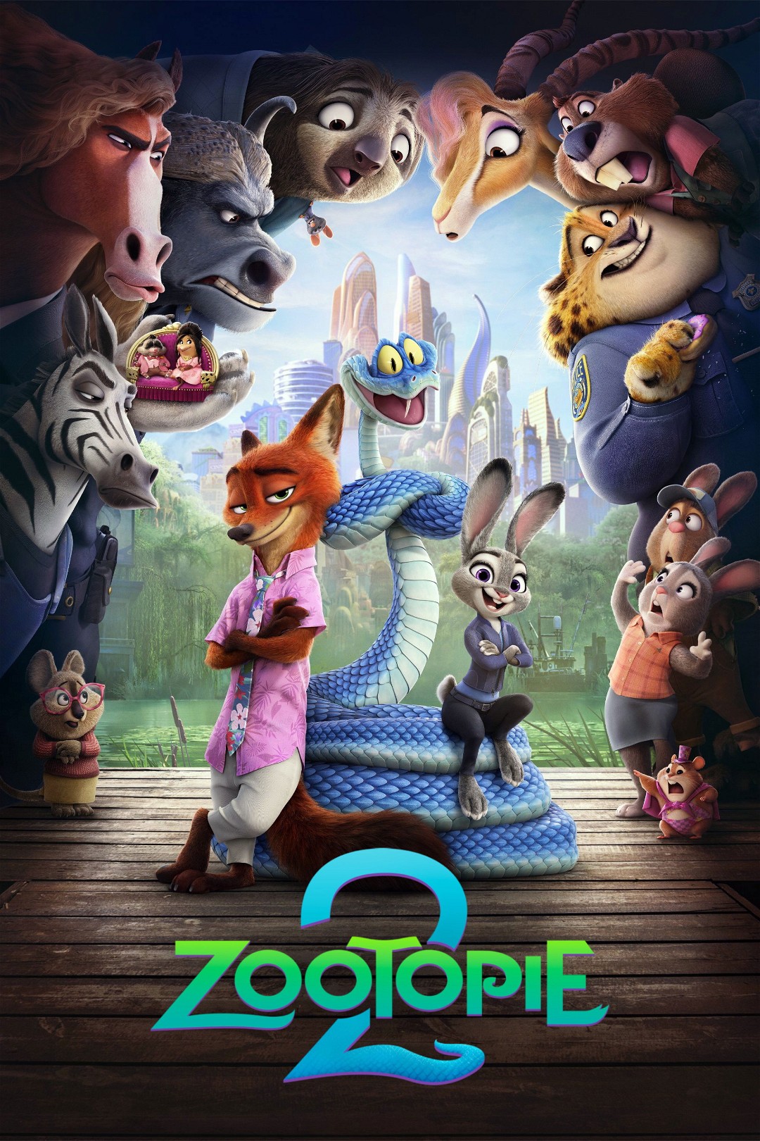 Current poster for Zootopie 2