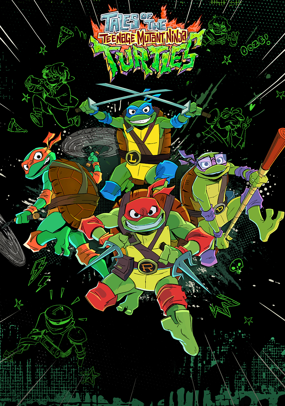 Current poster for Tales of the Teenage Mutant Ninja Turtles : Légendes des Tortues Ninja