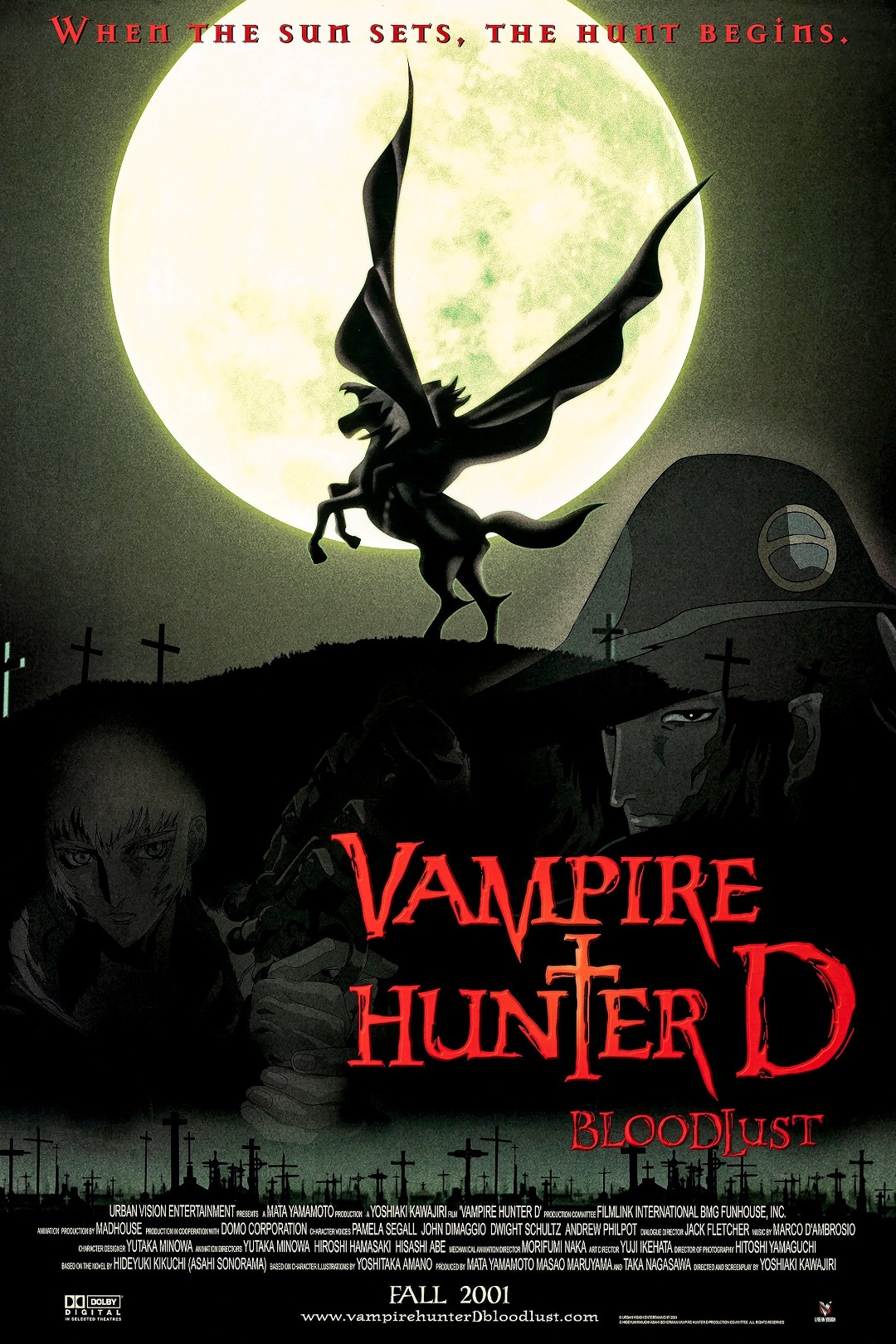 Current poster for Vampire Hunter D: Bloodlust