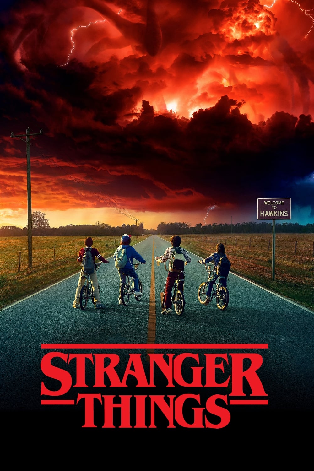 Current poster for Stranger Things
