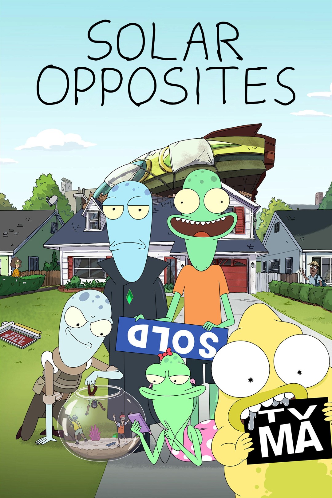 Current poster for Solar Opposites (2020)