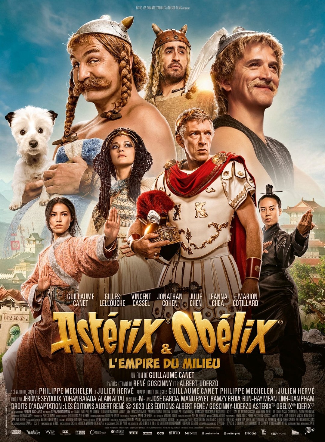Current poster for Astérix & Obélix : L'Empire du Milieu