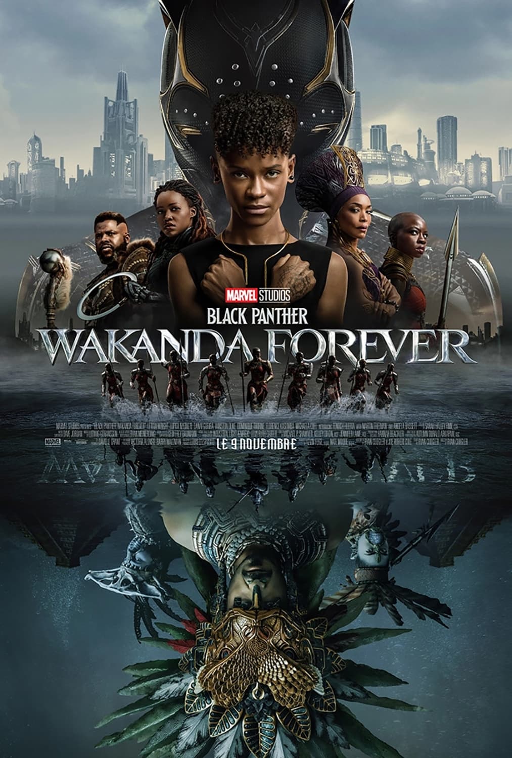 Current poster for Black Panther : Wakanda Forever