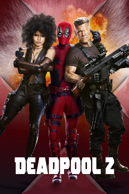 Staged poster for Deadpool 2
